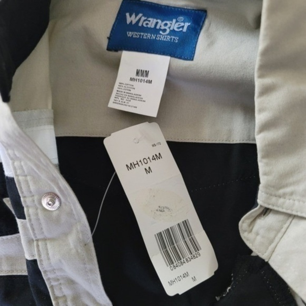 Wrangler Western Button Down Zigzag‎ Aztec Men Sz… - image 7